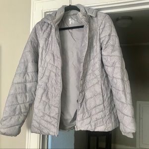 Grey Down Puffer Jacket